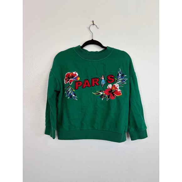 Claudie Pierlot Paris Tala Sweater Green 1 Small - Picture 2 of 7
